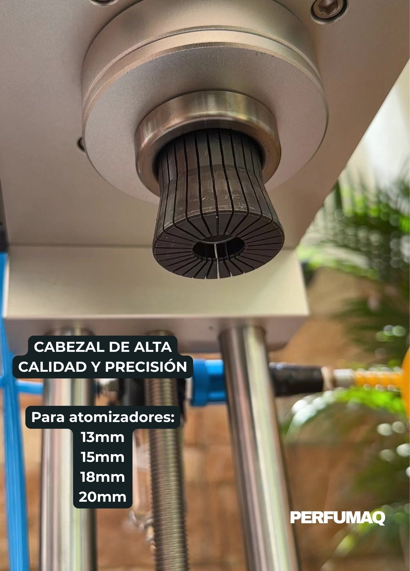 Máquina Semiautomática para Sellar Perfumes